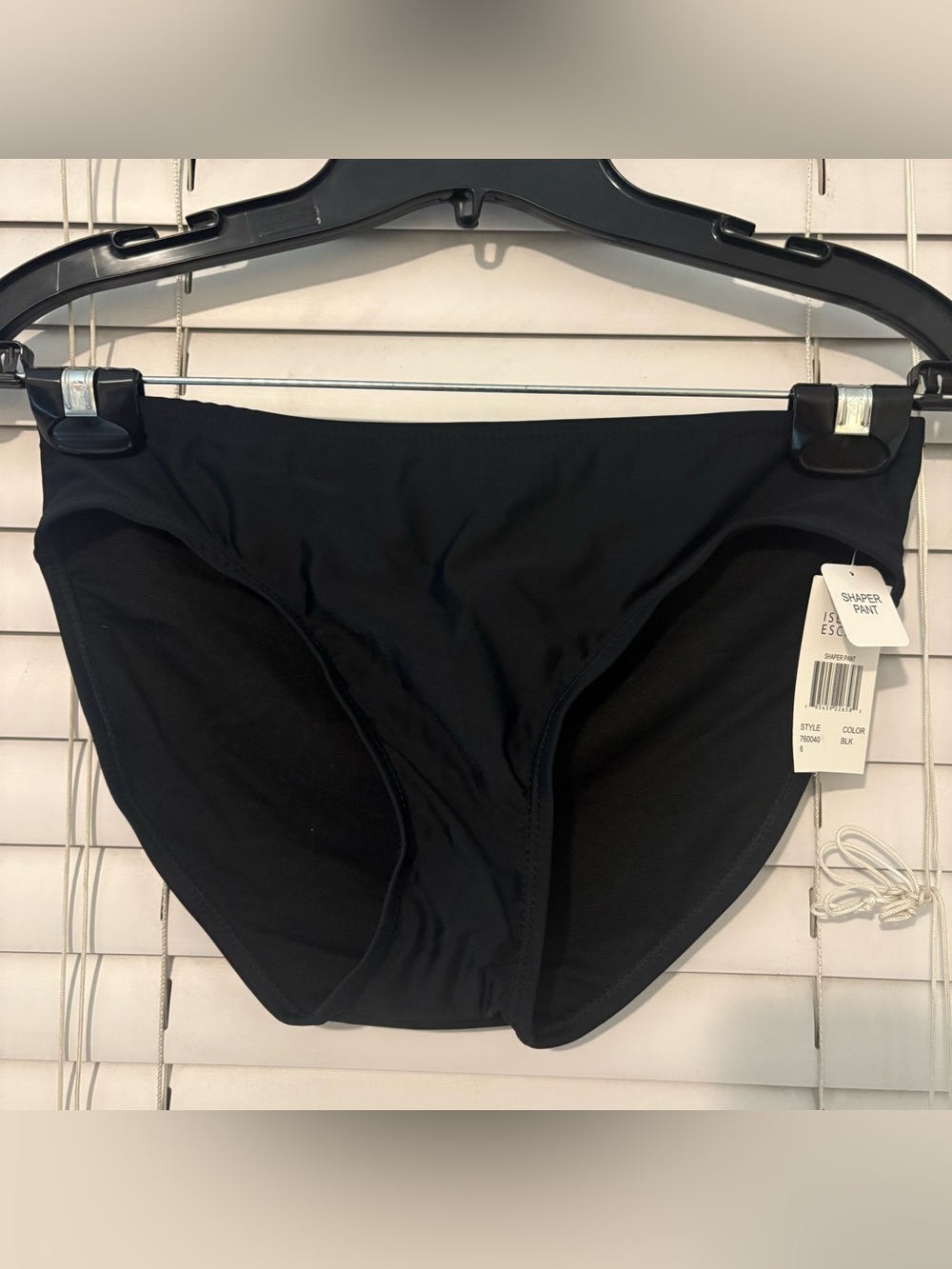 Island Escape Shaper Bikini Bottom Swim Bottom Black Size 6 Women’s Shaping